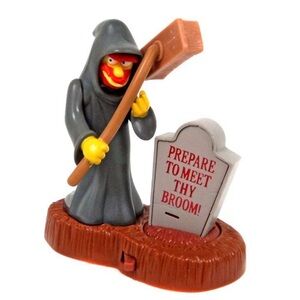 2001 Burger King Meal Toy - The Simpsons Spooky Light-Ups Groundskeeper Willy